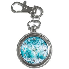 Tropical Blue Ocean Wave Key Chain Watches by Jack14