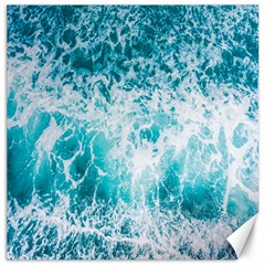 Tropical Blue Ocean Wave Canvas 16  X 16  by Jack14