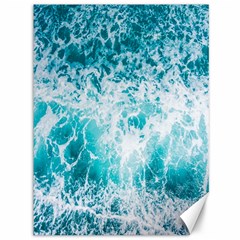 Tropical Blue Ocean Wave Canvas 36  X 48  by Jack14