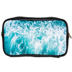 Tropical Blue Ocean Wave Toiletries Bag (one Side) by Jack14