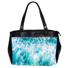 Tropical Blue Ocean Wave Oversize Office Handbag (2 Sides) by Jack14