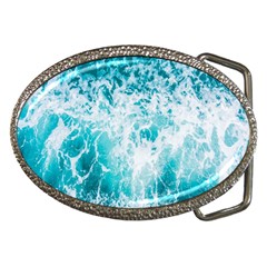 Tropical Blue Ocean Wave Belt Buckles