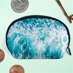 Tropical Blue Ocean Wave Accessory Pouch (large)