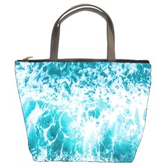 Tropical Blue Ocean Wave Bucket Bag by Jack14