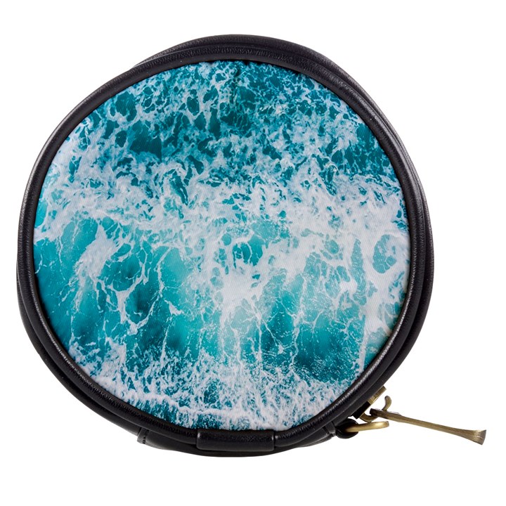 Tropical Blue Ocean Wave Mini Makeup Bag