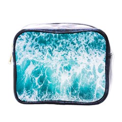 Tropical Blue Ocean Wave Mini Toiletries Bag (one Side) by Jack14