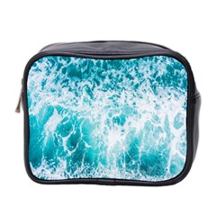 Tropical Blue Ocean Wave Mini Toiletries Bag (two Sides) by Jack14