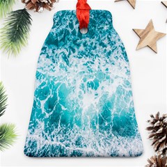 Tropical Blue Ocean Wave Ornament (bell)