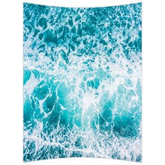 Tropical Blue Ocean Wave Back Support Cushion by Jack14