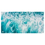 Tropical Blue Ocean Wave Banner and Sign 6  x 3  Front