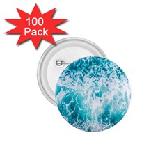 Tropical Blue Ocean Wave 1 75  Buttons (100 Pack) 