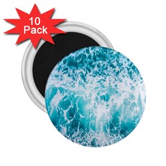 Tropical Blue Ocean Wave 2 25  Magnets (10 Pack)  by Jack14