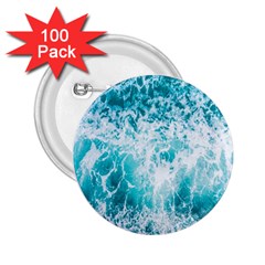 Tropical Blue Ocean Wave 2 25  Buttons (100 Pack)  by Jack14