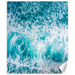 Tropical Blue Ocean Wave Canvas 8  X 10  by Jack14