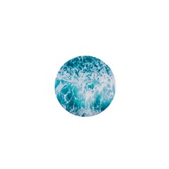 Tropical Blue Ocean Wave 1  Mini Buttons by Jack14