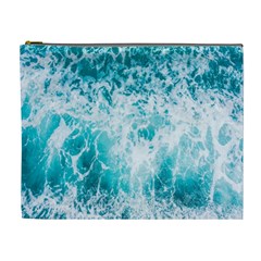 Tropical Blue Ocean Wave Cosmetic Bag (xl) by Jack14