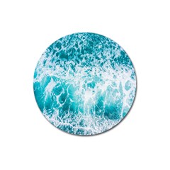 Tropical Blue Ocean Wave Magnet 3  (round) by Jack14