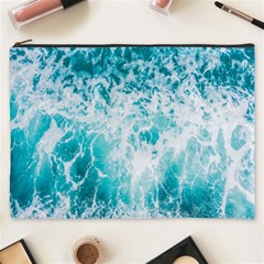 Tropical Blue Ocean Wave Cosmetic Bag (xxxl) by Jack14