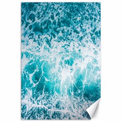 Tropical Blue Ocean Wave Canvas 20  X 30  by Jack14