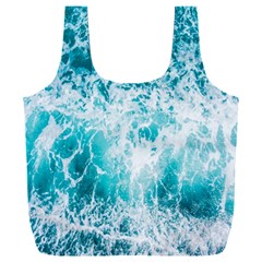 Tropical Blue Ocean Wave Full Print Recycle Bag (xxl) by Jack14