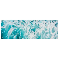 Tropical Blue Ocean Wave Banner And Sign 9  X 3  by Jack14