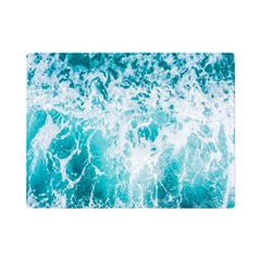 Tropical Blue Ocean Wave Premium Plush Fleece Blanket (mini) by Jack14