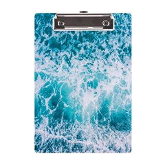 Tropical Blue Ocean Wave A5 Acrylic Clipboard by Jack14