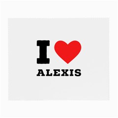 I Love Alexis Small Glasses Cloth (2 Sides) by ilovewhateva