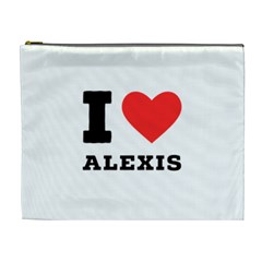 I Love Alexis Cosmetic Bag (xl) by ilovewhateva