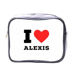 I Love Alexis Mini Toiletries Bag (one Side) by ilovewhateva