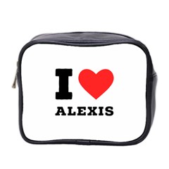 I Love Alexis Mini Toiletries Bag (two Sides) by ilovewhateva