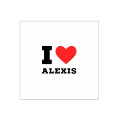 I Love Alexis Satin Bandana Scarf 22  X 22  by ilovewhateva