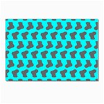 Cute Baby Socks Illustration Pattern Postcard 4 x 6  (Pkg of 10) Front