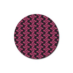 Candy Illustration Pattern Rubber Coaster (round) by GardenOfOphir