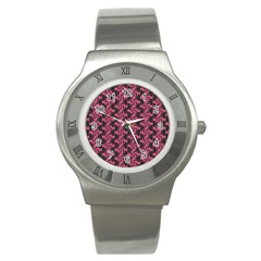 Candy Illustration Pattern Stainless Steel Watch