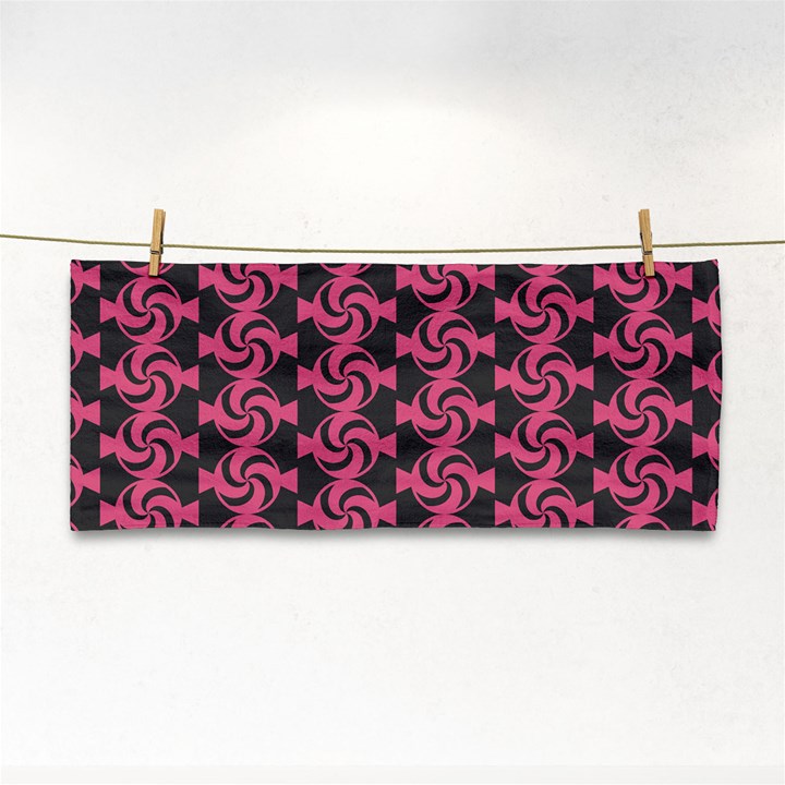 Candy Illustration Pattern Hand Towel