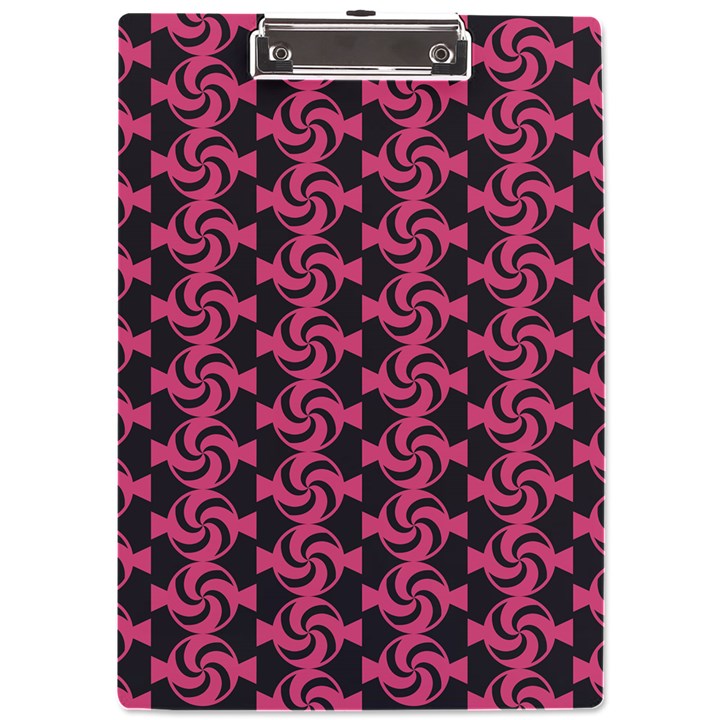 Candy Illustration Pattern A4 Acrylic Clipboard