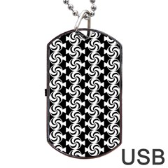 Candy Illustration Pattern Dog Tag Usb Flash (two Sides) by GardenOfOphir