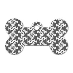 Candy Illustration Pattern Dog Tag Bone (two Sides) by GardenOfOphir