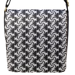 Candy Illustration Pattern Flap Closure Messenger Bag (s) by GardenOfOphir