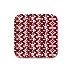 Candy Illustration Pattern Rubber Square Coaster (4 Pack) by GardenOfOphir