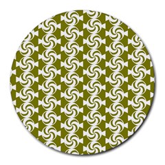 Candy Illustration Pattern Round Mousepad by GardenOfOphir