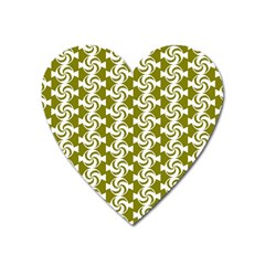 Candy Illustration Pattern Heart Magnet by GardenOfOphir