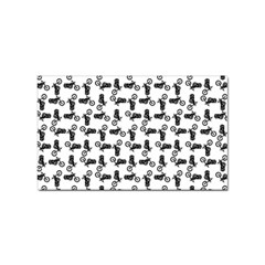 Chooper Motorcycle Drawing Motif Pattern Sticker Rectangular (10 Pack) by dflcprintsclothing