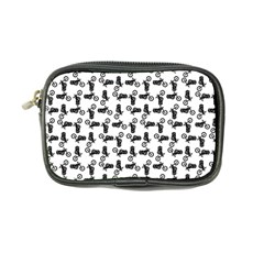 Chooper Motorcycle Drawing Motif Pattern Coin Purse by dflcprintsclothing