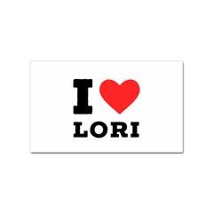 I Love Lori Sticker Rectangular (10 Pack) by ilovewhateva