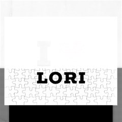 I Love Lori Rectangular Jigsaw Puzzl by ilovewhateva