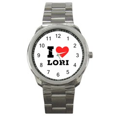 I Love Lori Sport Metal Watch by ilovewhateva