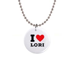 I Love Lori 1  Button Necklace by ilovewhateva