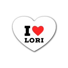 I Love Lori Rubber Coaster (heart) by ilovewhateva